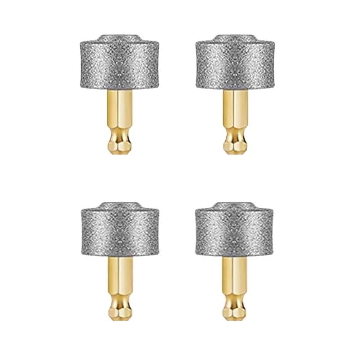 Lot de 4 meules de rechange diamantées