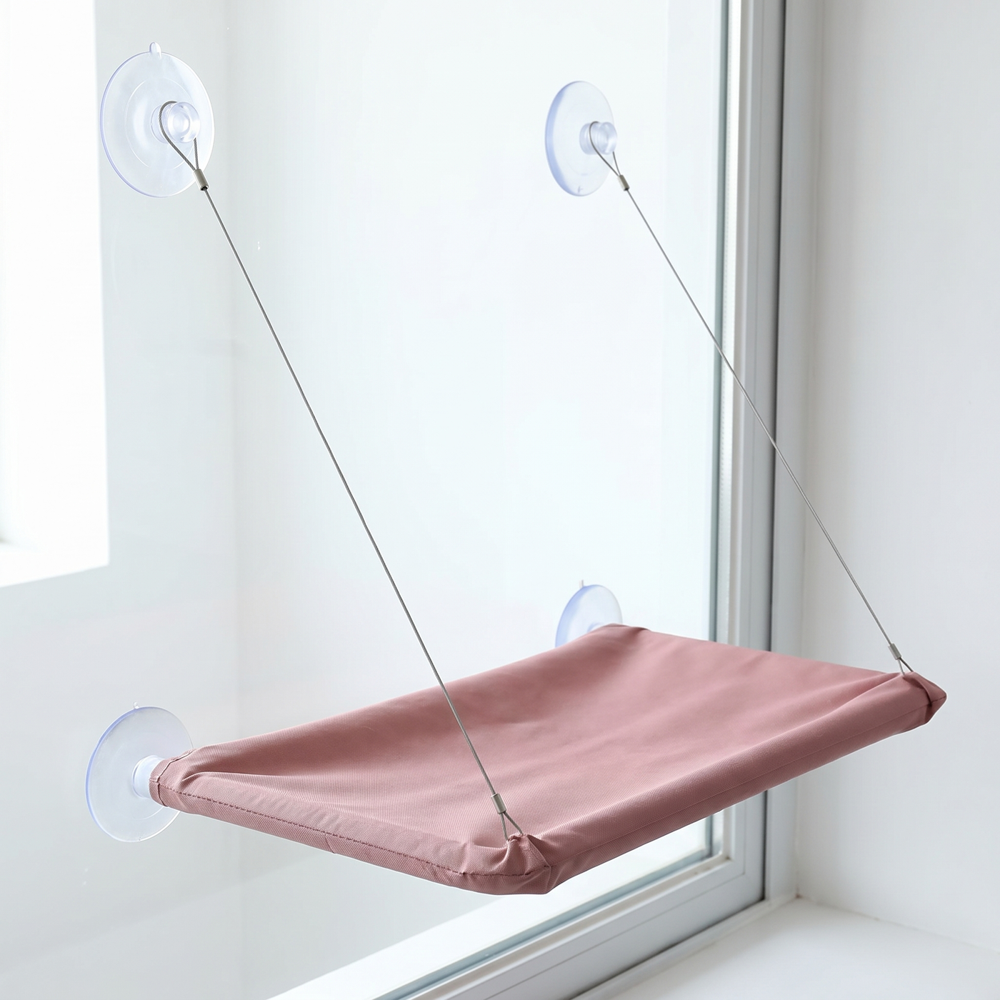 Hamac de fenêtre à ventouses pour chat