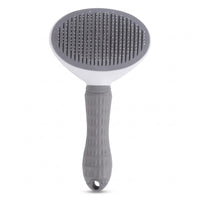 Brosse auto-nettoyante pour chien et chat – Picots rétractables, poils retirés d'un clic