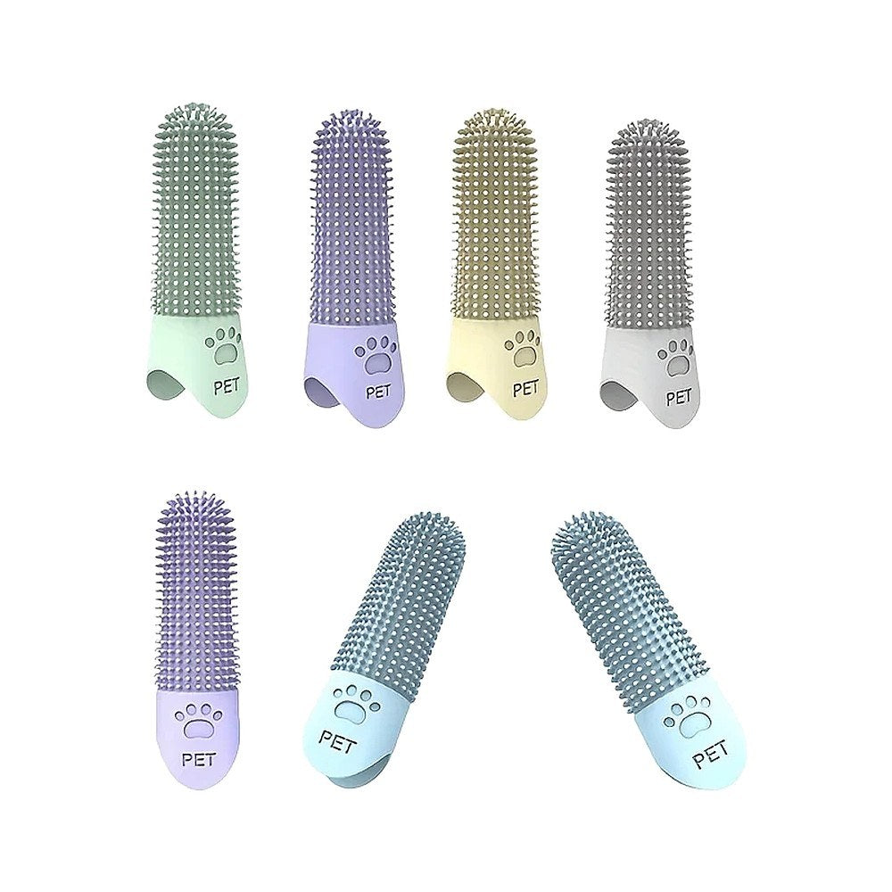 Les coloris de brossettes à dents en silicone, envoyés au hasard