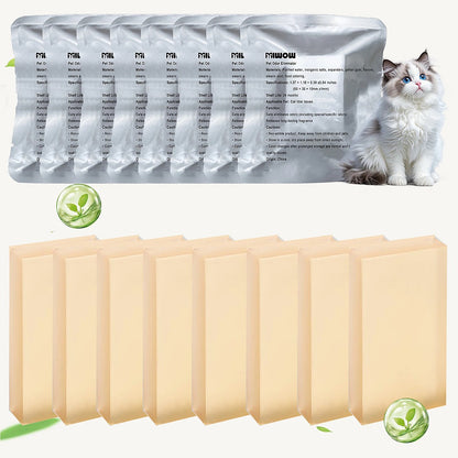 Plaquettes désodorisantes pour litière automatique de chat et leurs sachets