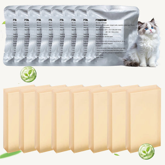 Plaquettes désodorisantes pour litière automatique de chat et leurs sachets