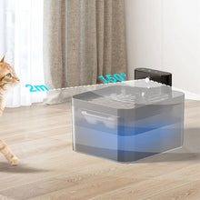 Fontaine à eau sans fil pour chat 2,2 L – Batterie et détecteur de mouvement — vue 3