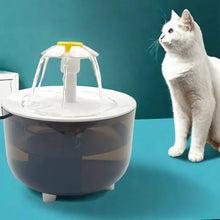 Fontaine à eau fleur pour chat 1,2 L – Silencieuse, 3 jets — vue 3