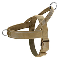 Padded no-pull harness for medium and large dogs, handle and reflective stitching — Hugo