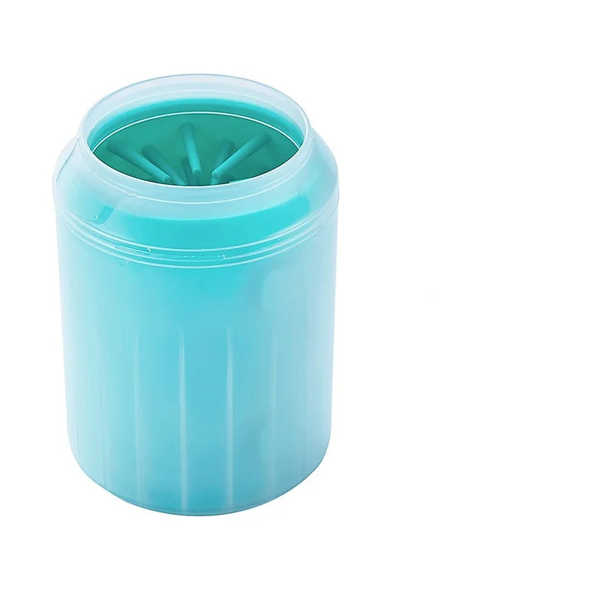 Nettoyeur de pattes en silicone pour chien, coloris turquoise