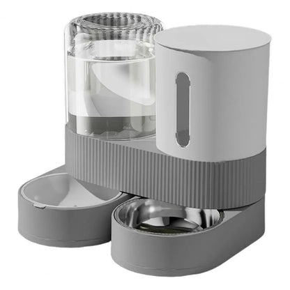 Distributeur automatique gravité 2-en-1, coloris gris