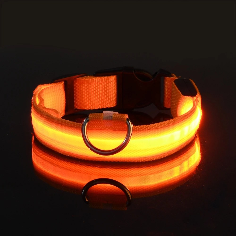 Collier LED orange