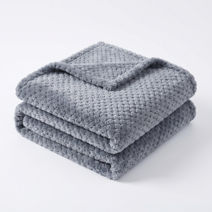 Couverture polaire Gris Douce Patte