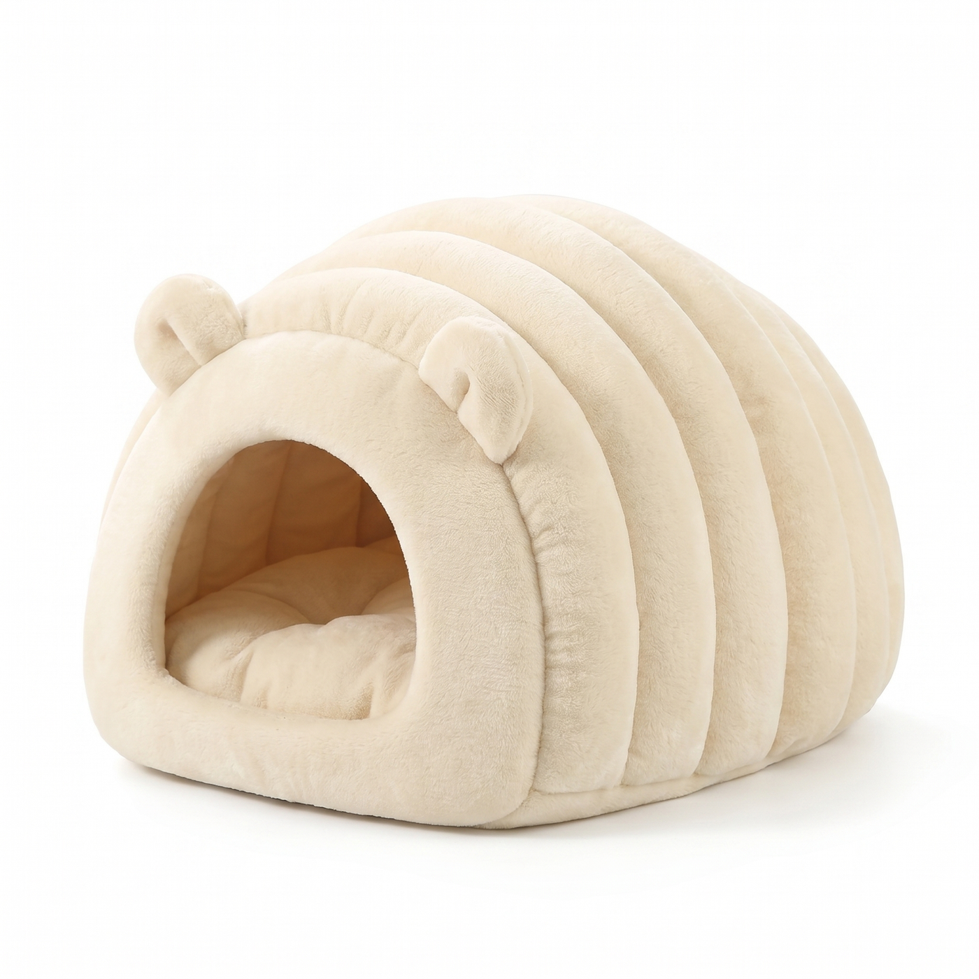 Panier grotte cosy pour chat
