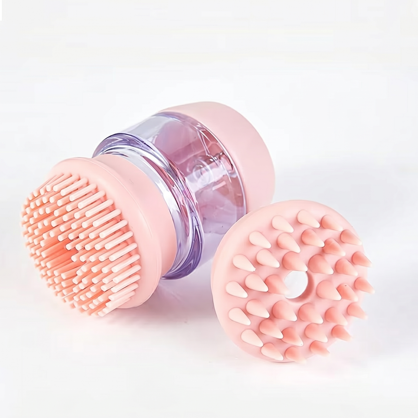 Brosse de bain avec distributeur de shampoing
