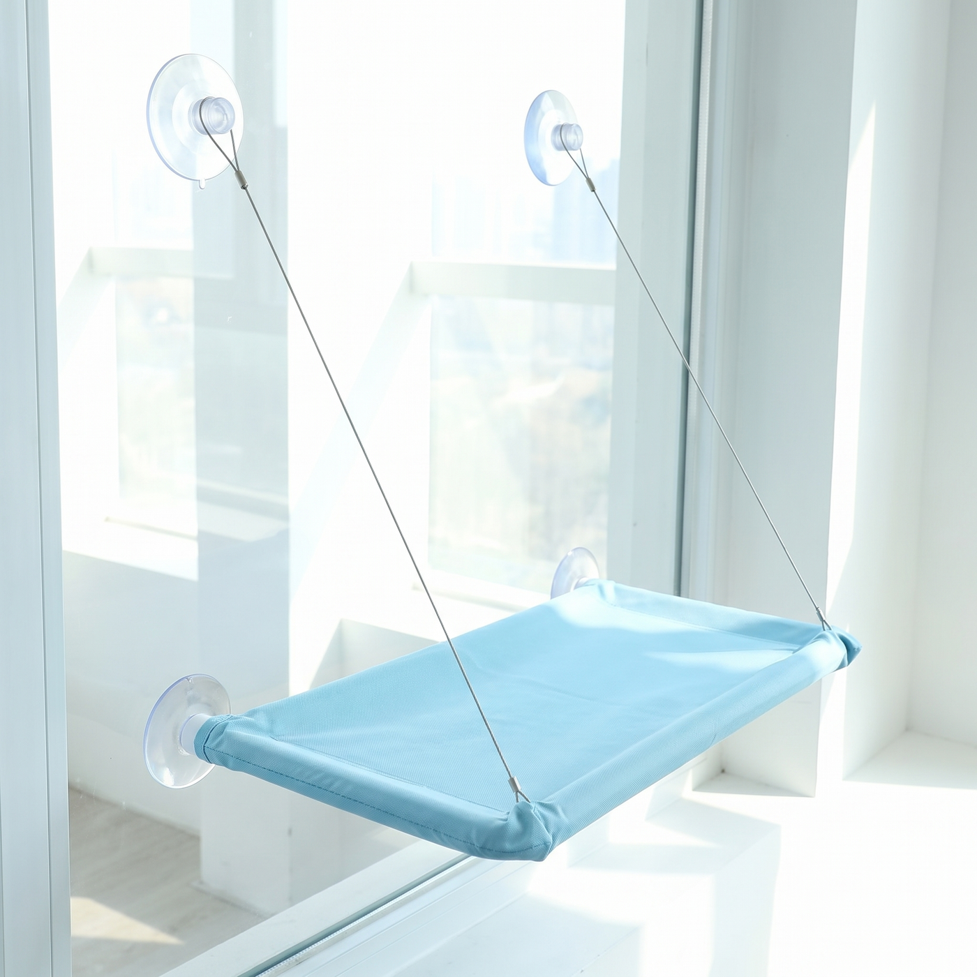 Hamac de fenêtre à ventouses pour chat