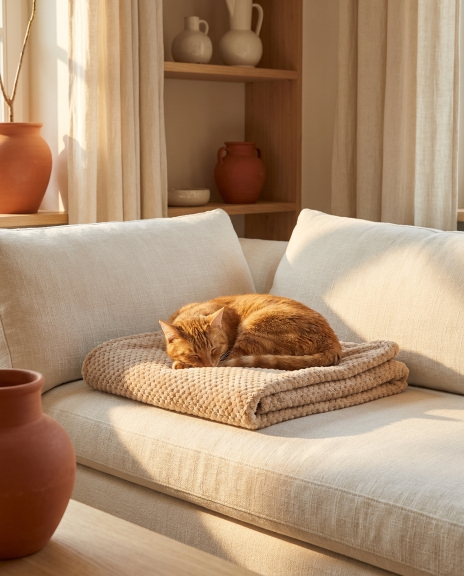 Couverture polaire pour chien et chat