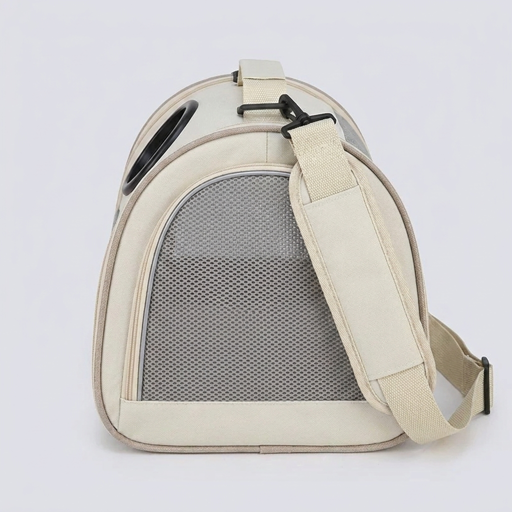 Sac de transport pliable pour chat et petit chien – Cabine respirante à hublot & bandoulière